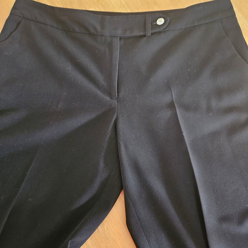 Calvin Klein Black Trouser Dress Pants Sz 12 EUC Career Work - Picture 4 of 9